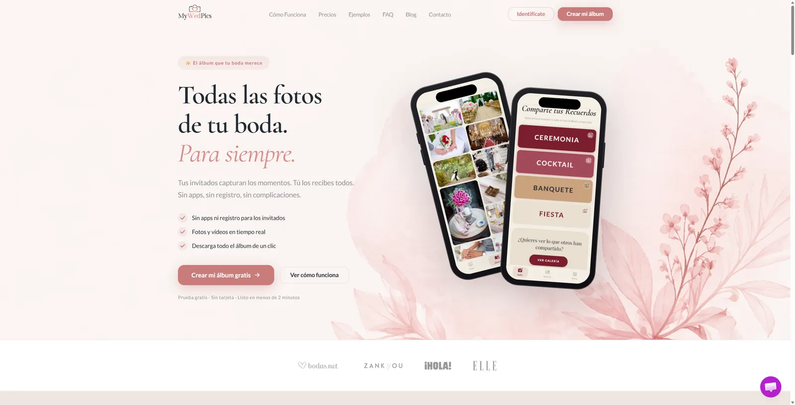 MyWedPics — fotos de boda para invitados